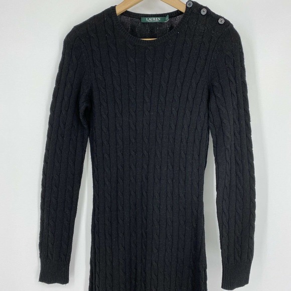 Ralph Lauren Sweater Dress Cable Knit - Picture 2 of 8